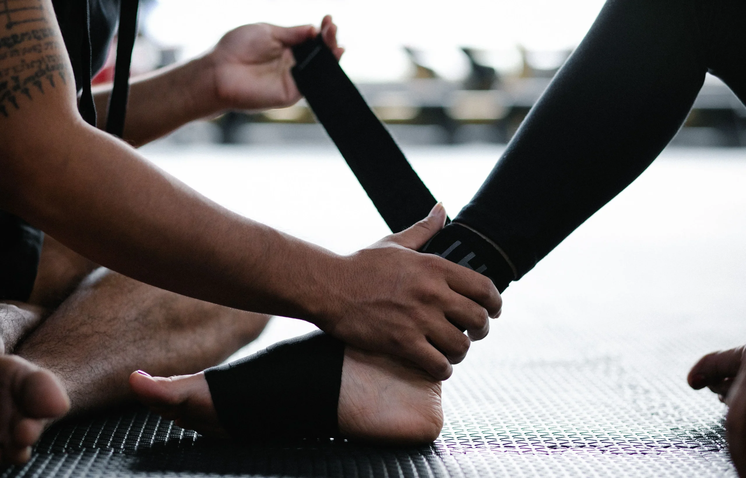 Close look at a stiff joint that feels harder to bend during daily activity
